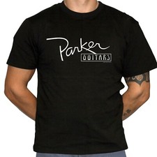 T-Shirt Parker Guitars Logo - Marca Chitarra Defunta - Camicia 100% Cotone Preshrunk