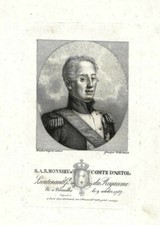 Gravure Charles X Comte