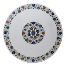 Tavolo Rotondo In Marmo 36"