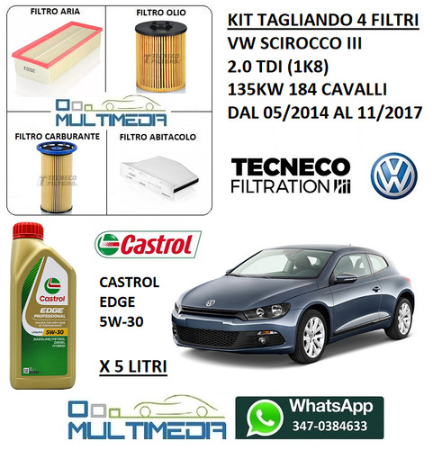 Tagliando filtri olio - filtri, +