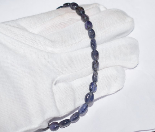 Bracciale perle ovali lisce
