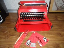 MACCHINA DA SCRIVERE   OLIVETTI VALENTINE NUMERO 1 CON LIBRETTO  FUNZIONI  è OK