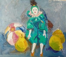 Dipinto olio vintage