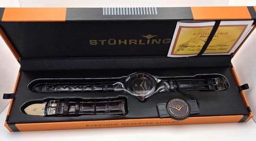 Set orologio scheletro acciaio
