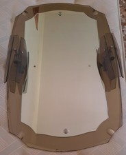 Specchio e lampadario anni 70