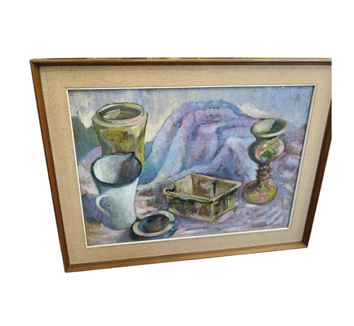 Quadro olio tavola anni - quadro,