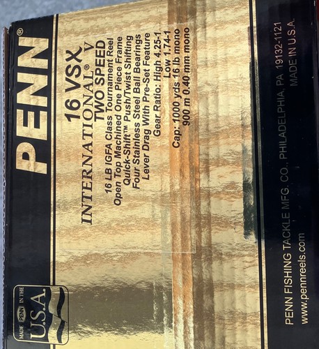 Penn vsx international - v, 2