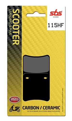 Sbs 115hf pastiglie freno - pastiglie,