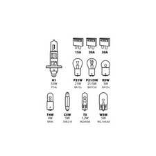 Kit H1 8 Lampade + 3 Fusibili