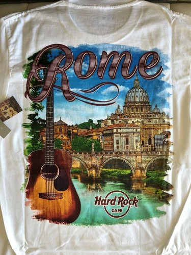 Maglietta hard rock cafè roma - hard,