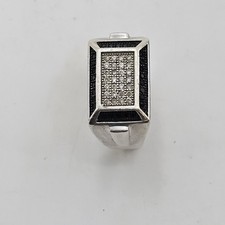 Anello uomo vintage argento