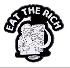 Karl Marx Kebab Metal Enamel