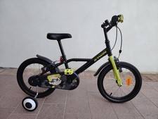 Bici  bambino 16" Btwin Decathlon 4-6 Anni Nuova Nero