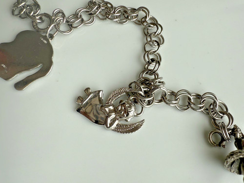 Bracciale vintage argento - bracciale,