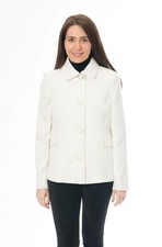 GIACCA CORTA BIANCA ECOPELLE