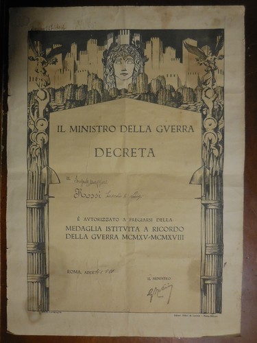 Diploma attestato della - diploma,