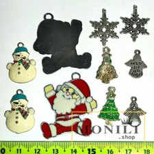 10 ciondoli charms lotto di Natale Christmas 2022