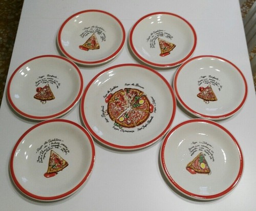 Set piatti pizza 6 - piatti,
