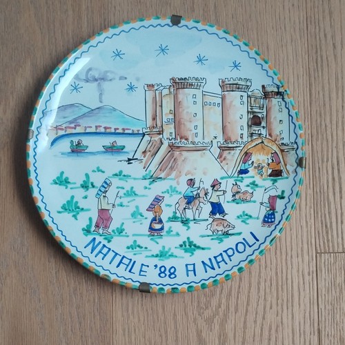 Piatto ceramica dipinta a - piatto,