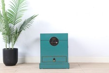 Cassapanca simbolo felicità ricchezza longevità armonia RAL5018 #M-TRU-A33T