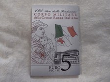 EURO ITALIA - 5 EURO 2016 CORPO MILITARE DELLA CROCE ROSSA