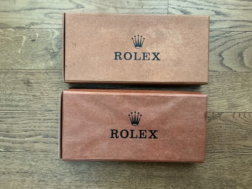 Rolex due scatole porta - due,