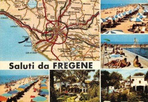 Cartolina fregene vedute - cartolina,