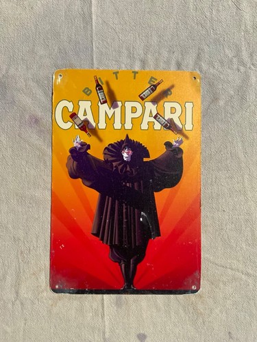 Insegna metallo campari - insegna,