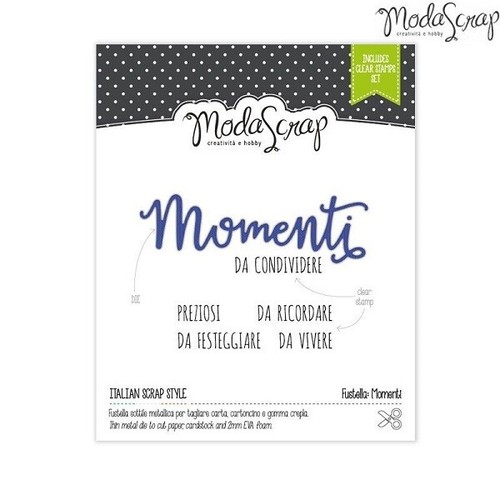 Set scrapbooking momenti - "momenti",