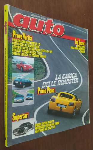 Rivista auto conti - auto, 1999