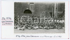 1933 BOLOGNA Caserma PIETRAMELLARA Bersaglieri con il fez - Foto 13x8 cm