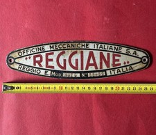 Targa Reggiane Officine