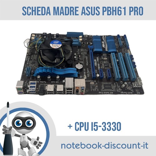 Scheda madre asus pbh61 pro - madre,
