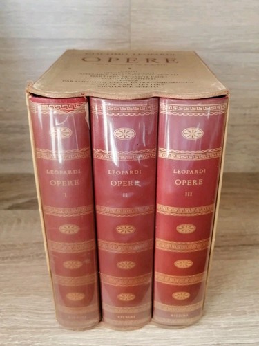 Giacomo leopardi opere - giacomo,