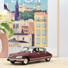 1:18 Norev Citroen DS 23 Pallas granata rosso/grigio metallizzato NUOVO NEW