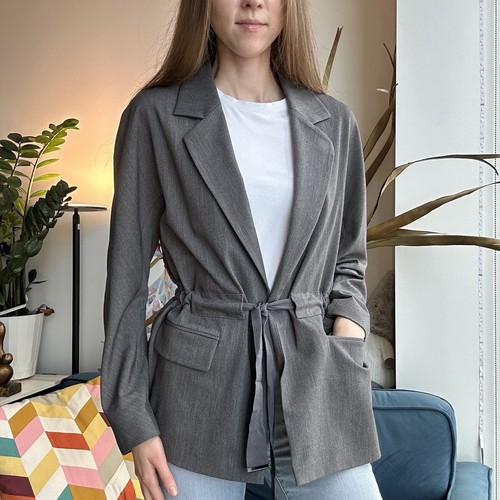 Blazer sisley grigio con - blazer,