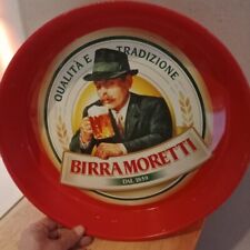 VASSOIO BIRRA MORETTI  BIRRA COLLEZIONISMO OLD TRAY VINTAGE