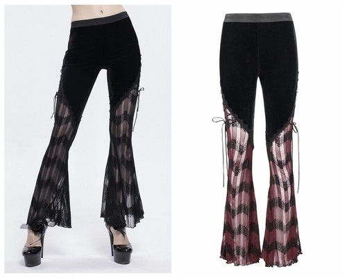 Pantalone lungo svasato pizzo