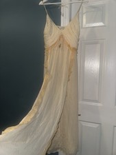 Abito lungo da sera Zara panna