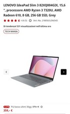 pc portatile lenovo Idea Pad Slim 3 acquistato ieri al Mediaworld  a 359 euro
