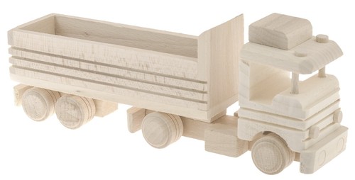 Camion con cassone legno - camion, in