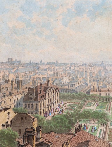 Acquerello disegno francese - acquerello,