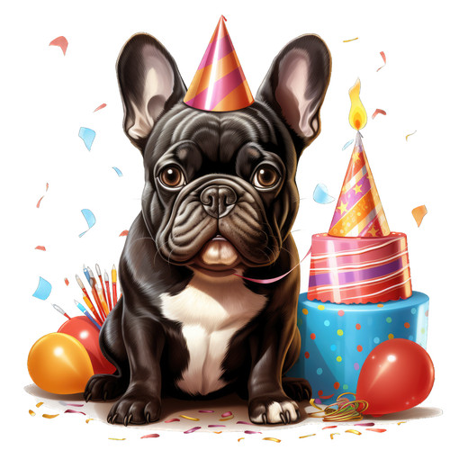 Bulldog francese cane auto
