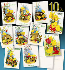 10 Vecchio Cartoline