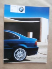 BMW 318ci 320ci 325ci 330ci E46 Coupé + Pacchetto Sport Individual M 9/2001 +Listino Prezzi