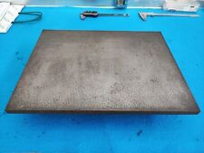 Piano di riscontro in ghisa 400x300 mm per tracciatura e controllo dei pezzi