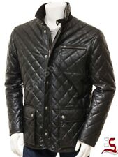 Giacca trapuntata uomo pelle