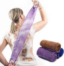 3 Spugne Da Doccia Con Gambo