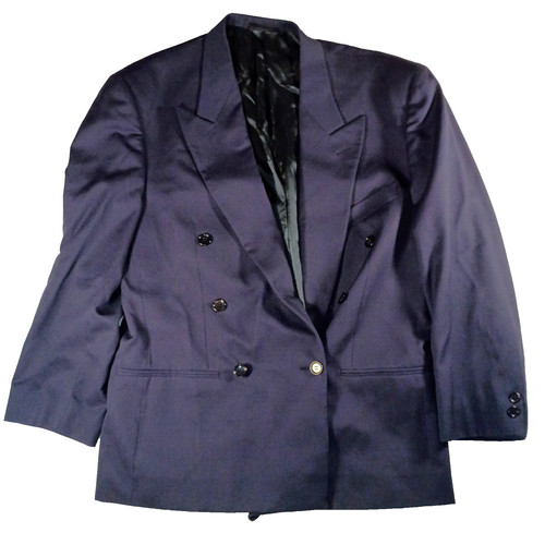 Blazer lana blu navy - , paolo