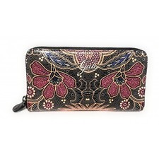 Portafoglio in pelle stampata